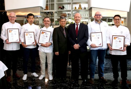 Bangkok Top Chefs Take Centre Stage at Top 25 Restaurants Awards Certificates Presentation